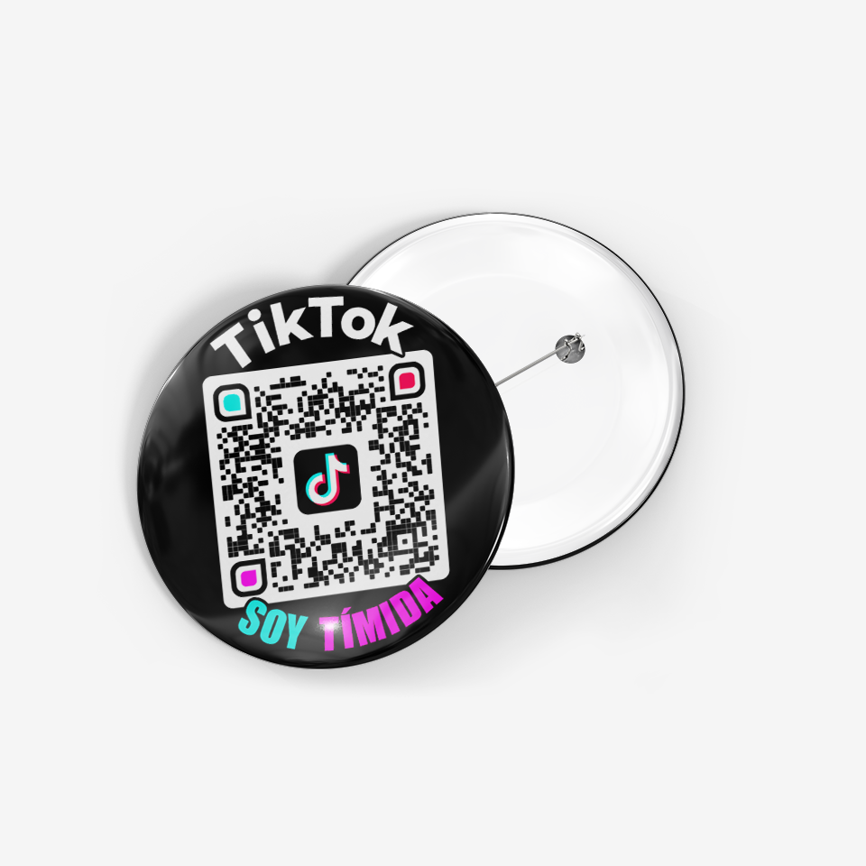 QR Badge TikTok Profile SOY TIMIDA