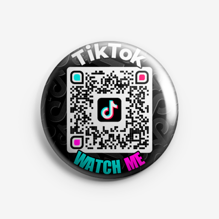 QR Badge TikTok Profile WATCH ME