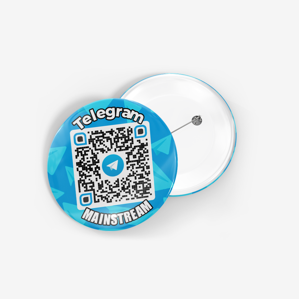 QR Badge Telegram Message MAINSTREAM