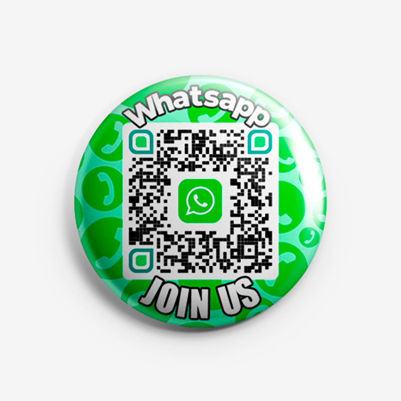 QR Badge Whatsapp Group JOIN US