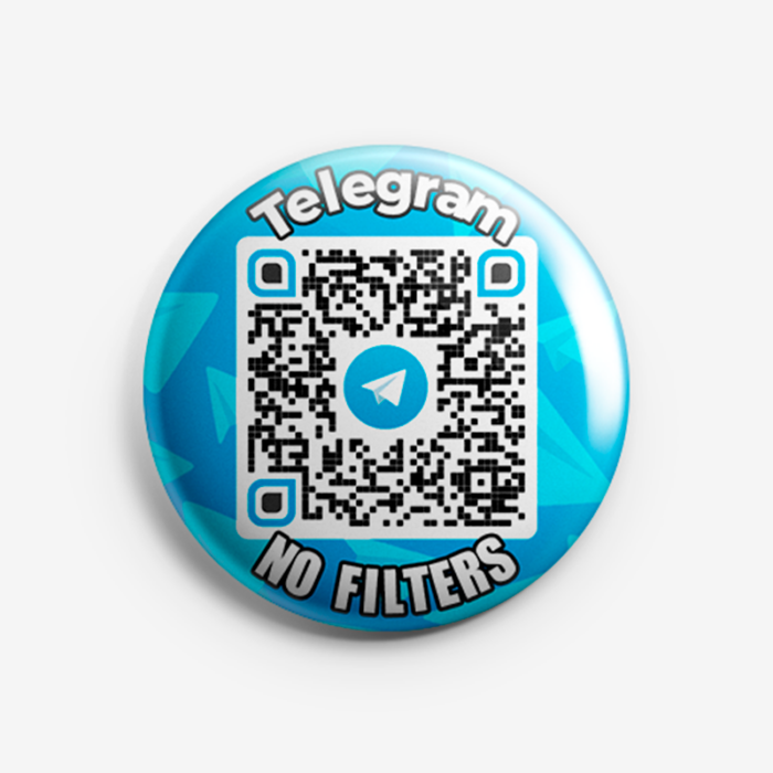 QR Badge Telegram Message NO FILTERS
